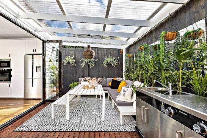 diy outdoor living ideas lockdown outdoor kitchen