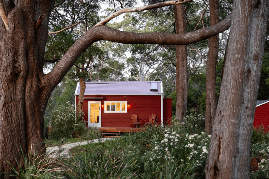 Tiny red house for sale