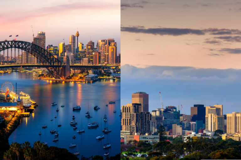 $700 a week: a Sydney studio or an Adelaide townhouse?